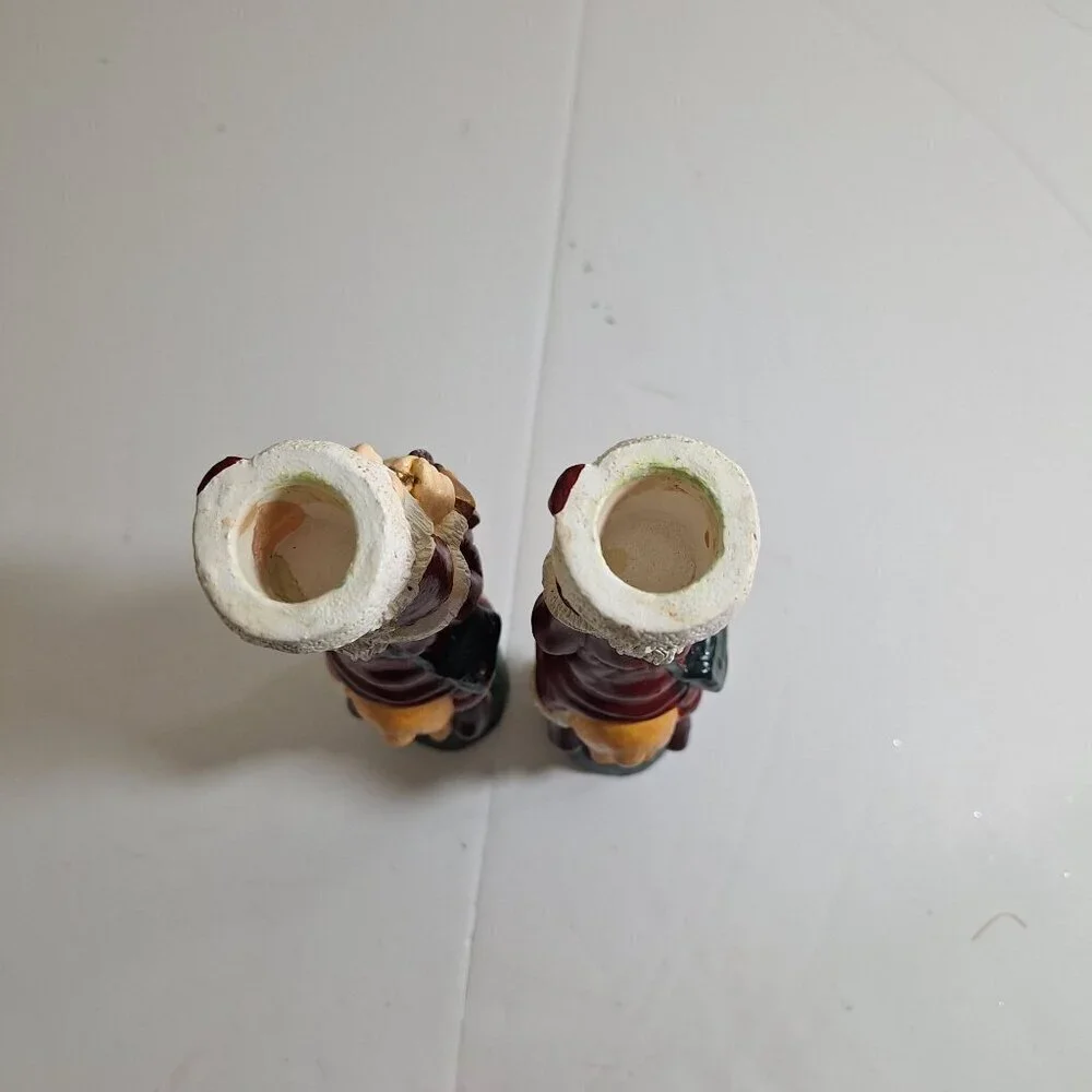 Old World Santa Candlestick - Picture 6 of 6
